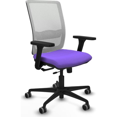 Silla de oficina piqueras y crespo Haches crema brazos ajustables (1/2)