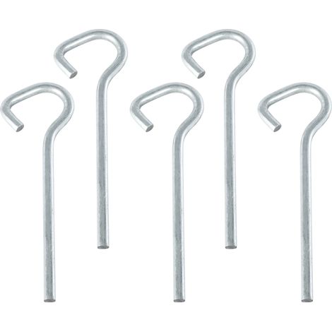 Piton Crosse Court P - Pour fixation bâche couverture de piscine - Inox - Lot de 5 pièces - POOLCO (1/2)