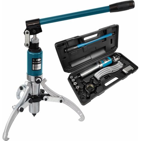 Extracteur de roulement hydraulique Integral 5T Kit de tirage hydraulique Vilebrequin Poulie Extracteur Convient pour moyeux, brides, engrenages, roulements (force de traction de 5 tonnes) (1/5)