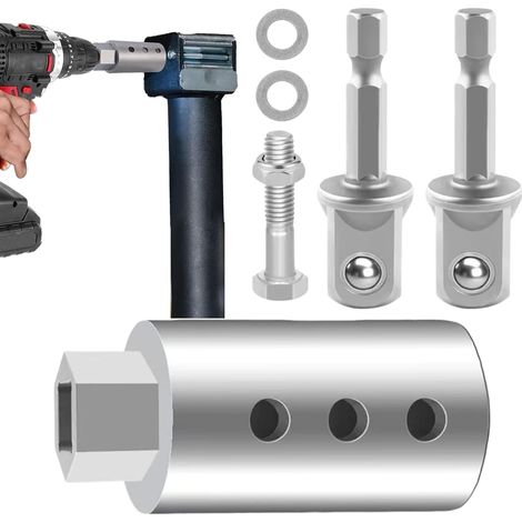 Adaptateur de perceuse pour vérin de remorque Accessoire d'embout en acier  Adaptateur de douilles pour Utilisations en Atelier, Voyages, Chantiers, Entretien – Voiture (1/5)