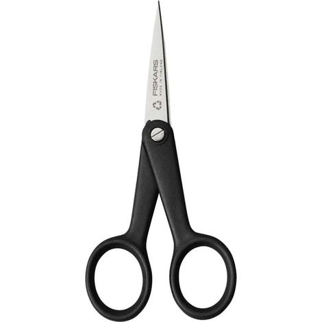 Forbici Fiskars renew 13 cm acciaio inox riciclato ergonomiche