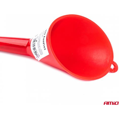 Entonnoir oblique étroit universel petit pour carburant, liquide, eau 29 cm amio-03148 (1/2)