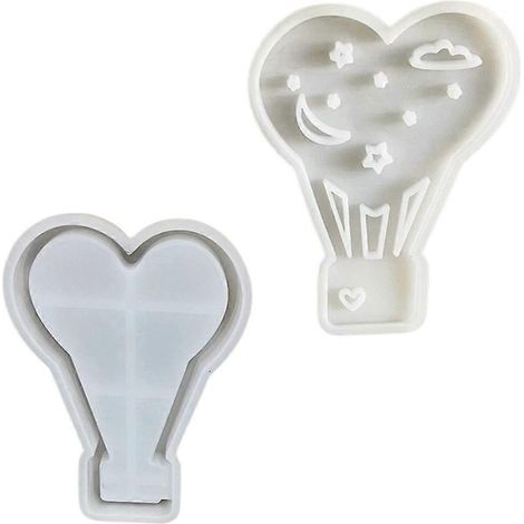 Moule en silicone pour montgolfière, porte-bougie chauffe-plat, moule en ciment et plâtre (1/5)