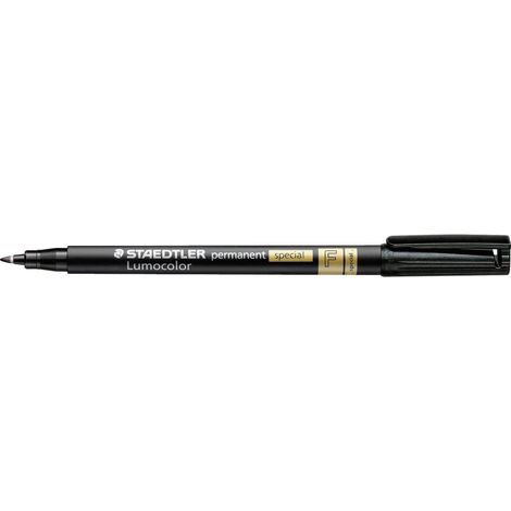 Staedtler Lumocolor permanent special F 319 F-9 Marqueur permanent noir résiste à l'eau: oui (1/5)