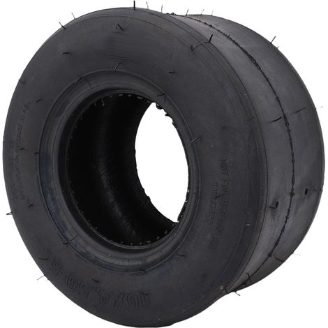 Pneu lisse sans chambre à air 10x4.50-5, pneu en caoutchouc antidéflagrant à 4 plis pour tricycle à dérive et Go Kart (1/5)