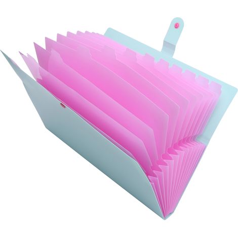 A4-Ablagemappe, mehrlagiger Dokumentenorganizer, Papierfächer, grün (1/5)