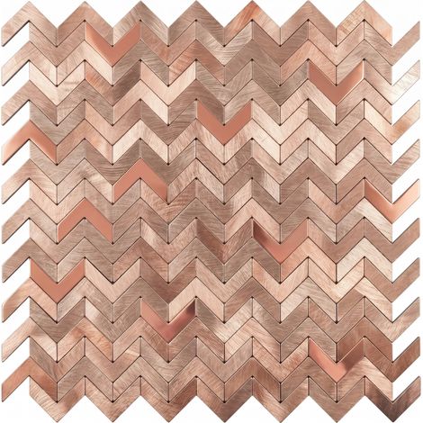 Glass Wall Mosaic Rea P14453 Brush Copper (1/5)
