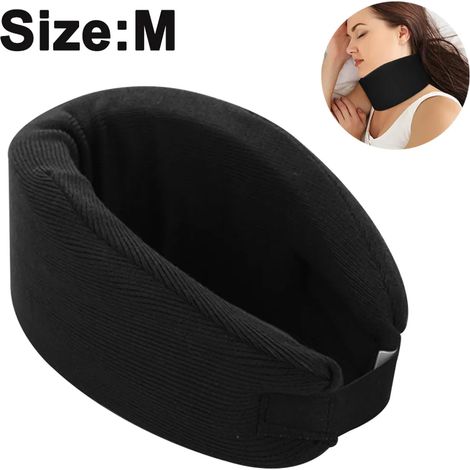 Ergonomische Halsstütze M Schwarz (1/5)