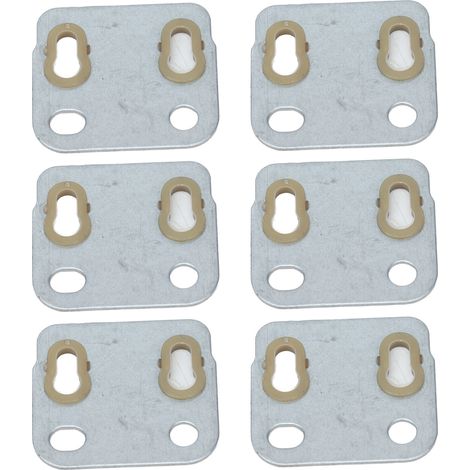 Lot de 10 plaques de guidage de tiges de poussée de soupapes en fer et plastique pour moteur diesel 154F (1/5)