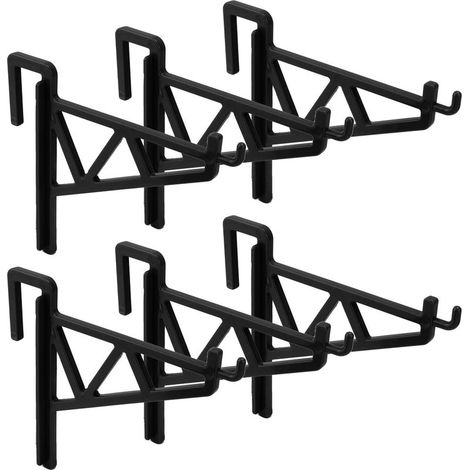 supporti per telaini per arnie, supporti in plastica con maniglia per la raccolta e l'ispezione del miele, accessori per apicoltura (nero) (1/5)