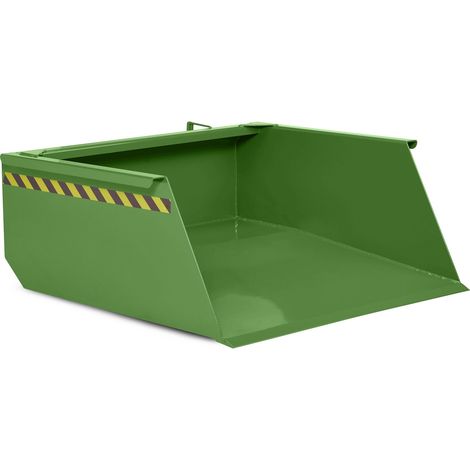 RR Industrietechnik Staplerschaufel Typ RS-50 1130x1650x550mm 500dm³ RAL 6011 Resedagrün