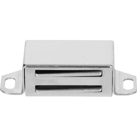 Packung mit 10 robusten magnetischen Türriegeln aus Edelstahl für Möbel, Schränke und Regale. (1/5)