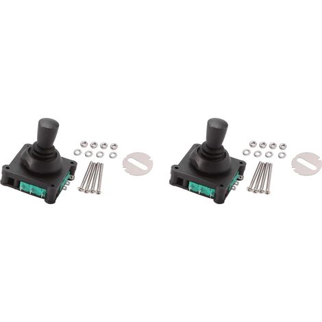 2X Commutateur de Manette AC 240V 5A 4NO 4NC Momentané 2.5mm Filetage de Fixation Commutateur de Manette (1/5)