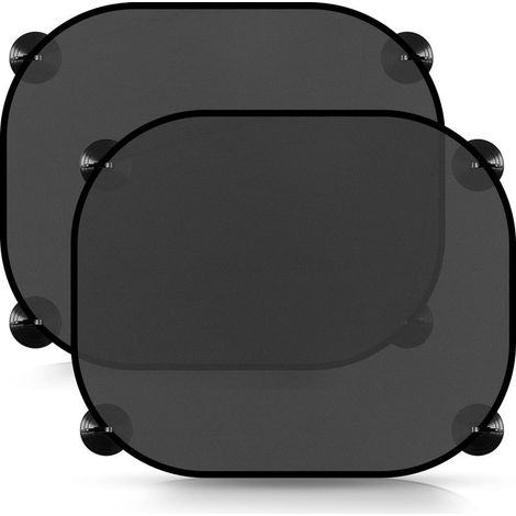 Car Sunshade with UV Protection for Kids, 2 Pack 44 x 36cm Universal Side Window Sunshade, Car Sun Shade with 8 Suction Cups (1/5)