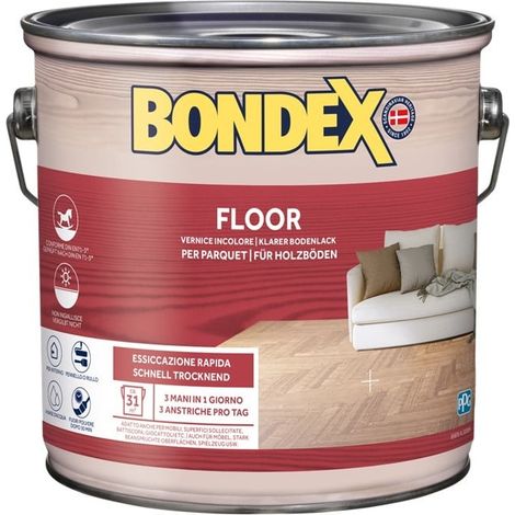BONDEX FLOOR vernice per parquet in legno 750 ml lucido incolore (1/5)
