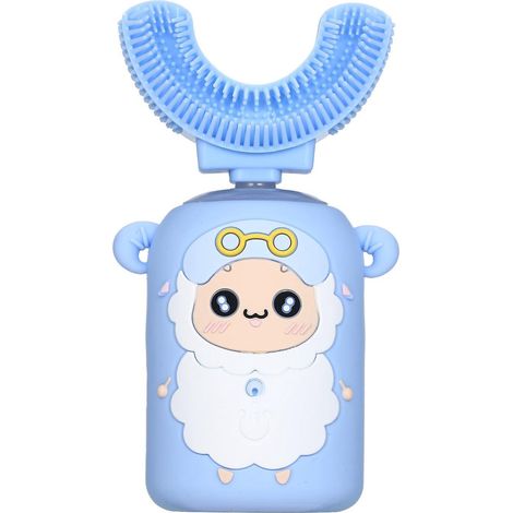 Enfants Brosse à dents électrique U-Shape 360° automatique sonique 3 modes