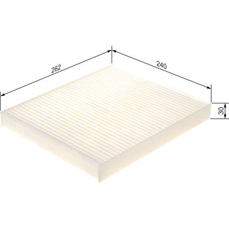 Filtre, habitacle - 1987435079 - BOSCH (1/5)