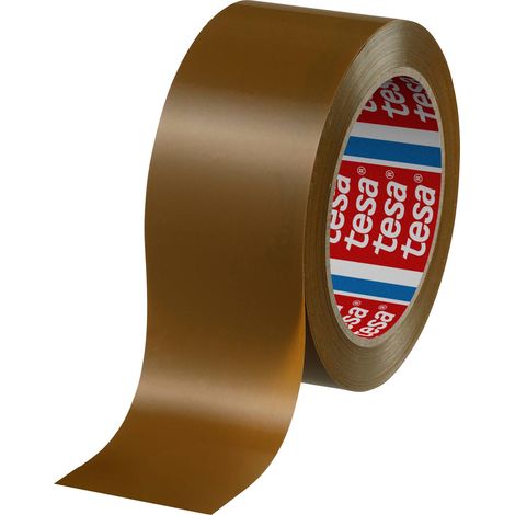 tesa PVC 04124-00343-00 Ruban adhésif d'emballage tesapack® 4124 chamois (L x l) 66 m x 50 mm 1 pc(s (1/4)