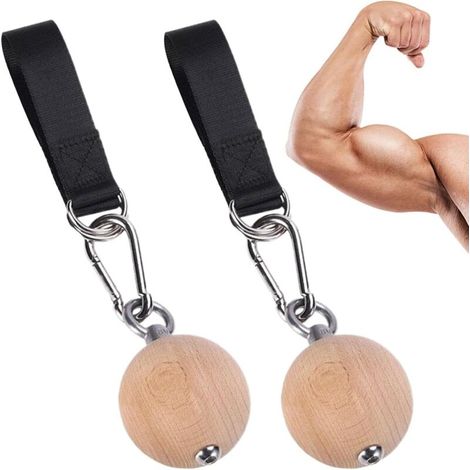 Lot de 2 balles pour une utilisation sur barres de traction - poignées