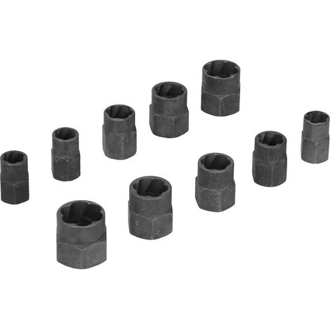 Extracteur de boulons et écrous rouillés, endommagés et foirés - Kit d'outils d'extraction de haute qualité (1/5)