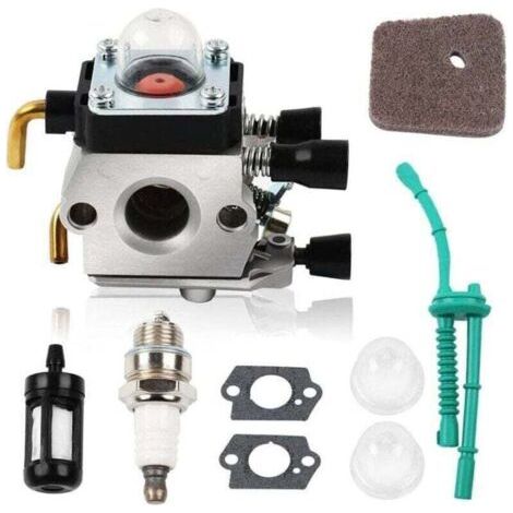 Kit carburateur STIHL FS55 FS55R FS55RC FS38 KM55 HL55 KM55R avec filtre à air, kit pompe à essence et bougie d'allumage - Compatible avec STIHL-AquaForge (1/5)