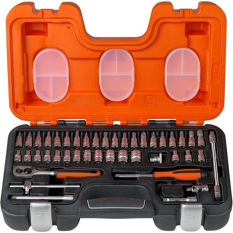 Bahco S460 Juego de dados 46 piezas negro