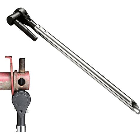 Clé à cliquet ergonomique en acier allié  Clé à cliquet pour voiture, moto, tracteur, camion, quad, berline, pick-up
