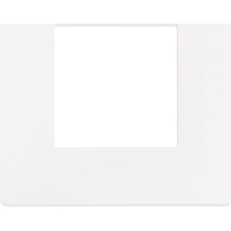 Placca Plana Up 2M Bianco (Vimar Cod. 14642U.01) (1/5)