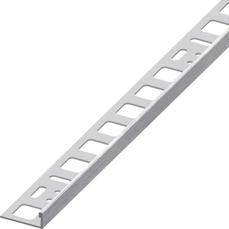 alfer Winkelprofil 1 m, 10 x 21 mm EdelStahl gebürstet edelstahl gebürstet Winkelprofil (1/2)