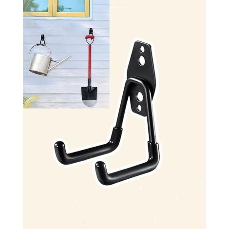 Crochets de rangement de garage en acier robuste avec revêtement antidérapant pour maison, salle de bain, cuisine, vélo, échelle et outils de jardin Petit DJA18-10 (1/5)