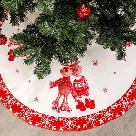 Tapis de sapin de Noël - Tapis de décoration de sapin de Noël de 120 cm pour KLB (1/5)