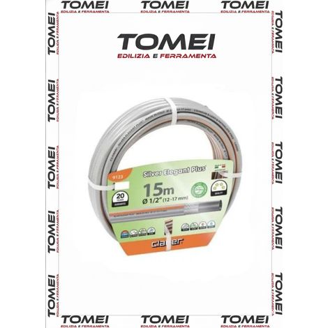 Tubo da giardinaggio Silver Elegant Plus diametro 1/2" - 15 mt 9123 Claber