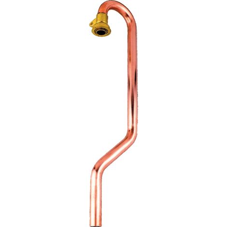 Cruz de salida con codo de 180° hembra a JPC - codo de cobre para soldar Ø22CU - G4