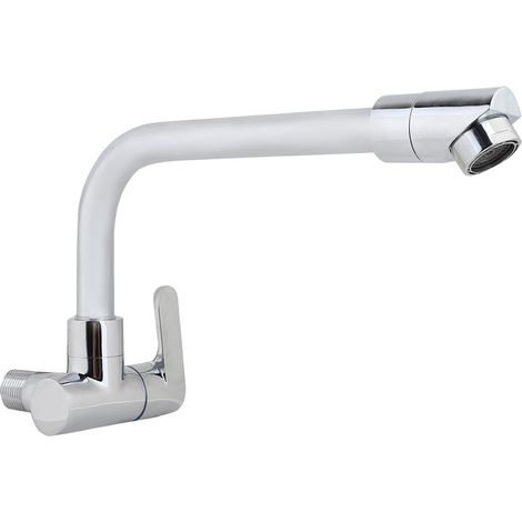 Mitigeur de cuisine en acier inoxydable avec eau filtrée robinet de lavabo G1/2 (1/5)