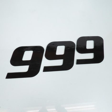3 autocollant stickers numéro de course chiffre 9 noir 200x185mm