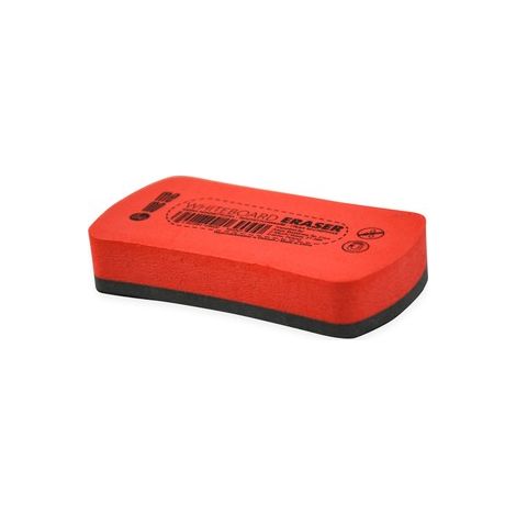 Gomma magnetica Memobe - Per lavagne cancellabili a secco e magnetiche - Rossa