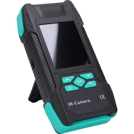 Termocamera con touchscreen a colori da 320 x 240 pixel e obiettivo macro rimovibile per la diagnostica di schede elettroniche, 7 modalità colore (ET34C)