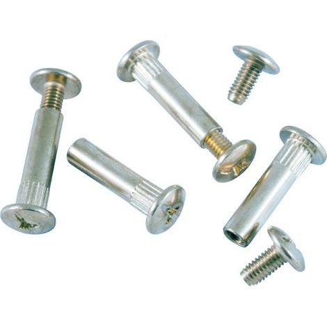 VITE + TUBO NICHEL BL 4 - 8X40 MM