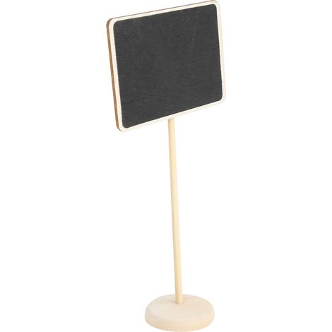 10 sets étiquettes plantes en bois mini ardoise message forme carrée 8x5.5cm jardin déco mariage Noël (1/5)