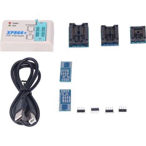 Kit de programmateur haute vitesse SPI Flash EEPROM pour 24 25 93 BIOS 25T80, graveur hors-ligne XP866 (1/5)