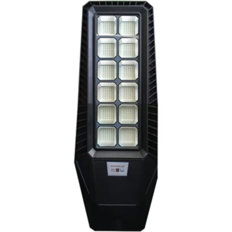 LAMPIONE 600W PANNELLO SOLARE INTEGRATO CREPUSCOLARE IP65 LUCE Fredda 130lm/w (1/5)