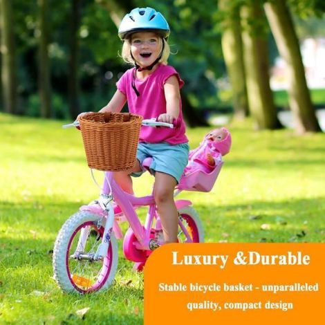 Panier VelO - Resine ABS - Pour Velo Enfant 12-20 Pouces Tricycle Scooter - 21 x 17 x 16 cm - 1 Unite (1/4)