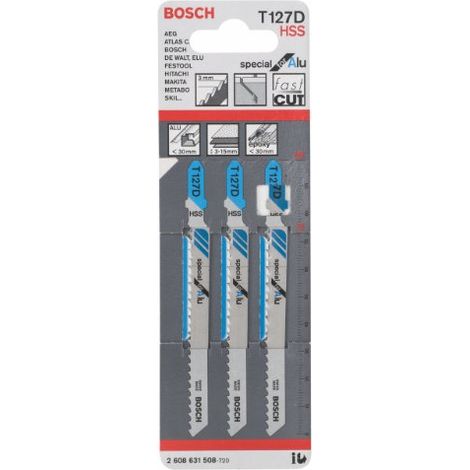 2608631508 - Set 3 lame per seghetto alternativo T 127 D Special for Alu