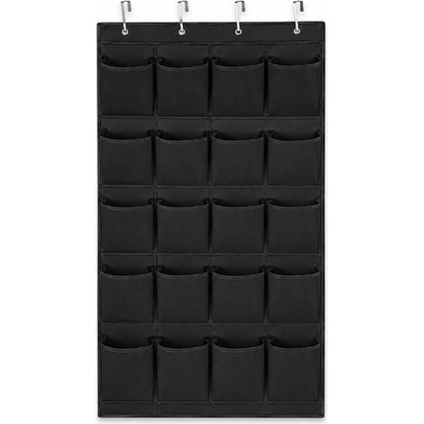 Sac de rangement suspendu à 35 compartiments / sac de rangement à chaussures / sac de rangement en filet multicouche (1/5)