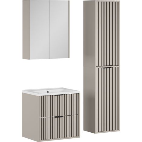 Conjunto de muebles de baño de 4 piezas Ruford, Cachemira, 4 partes, Vicco (1/5)