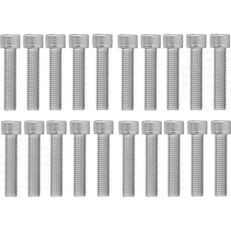 20 Vis à tête cylindrique hexagonale creuse M12x1.75x55 DIN 912, filetage grossier, inox A2-70 (1/5)