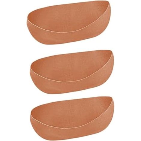 Lot de 3 doublures en feutre pour pots, inserts pliables pour jardinières de fenêtre de 24, 30 et 36 pouces, doublures respirantes pour paniers suspendus pour fleurs et légumes