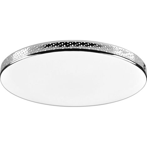 Plafonnier LED Polux Moon 18W 4000K IP44 Ø35 blanc (1/5)