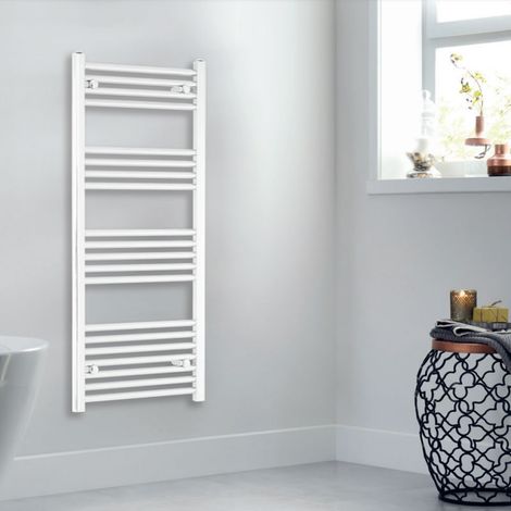 Heatwave Harmony White Ladder Towel Rail 1200mm (H) x 500mm (W) (1/3)