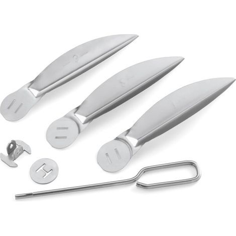 Kit de nettoyage One-Touch Weber 22-1/2" pour barbecue, argent (1/5)